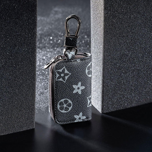 SYGA Car Key Bag Creative Style Car Zipper Fashion Protective Case for Men and Women(Star-Grey-Style-1)