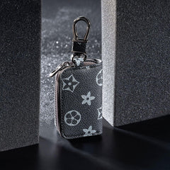 SYGA Car Key Bag Creative Style Car Zipper Fashion Protective Case for Men and Women(Star-Grey-Style-1)