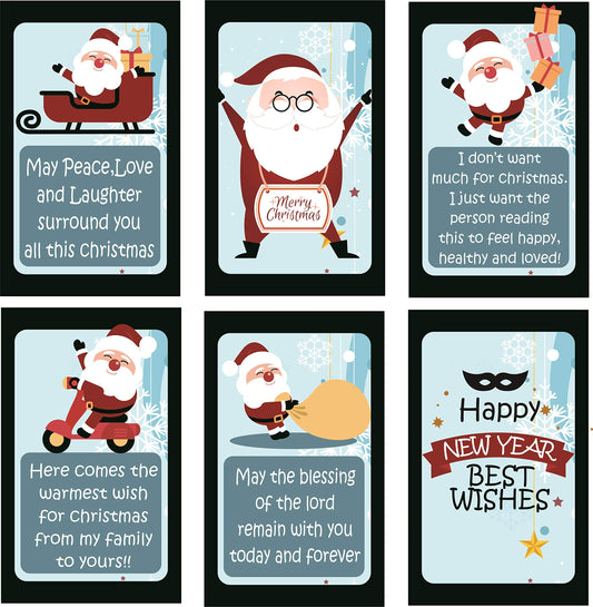 SYGA Merry Christmas Cards for Your Family,Friends with Envelope
