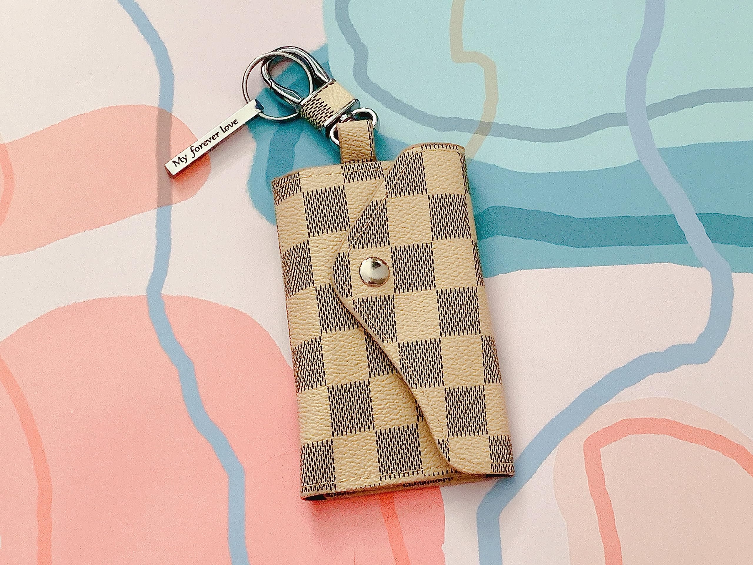 SYGA Car Key Bag Creative Style Car Zipper Fashion Protective Case for Men and Women(CHEX-White-Style-4)