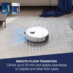 ECOVACS DEEBOT N30 White 2 in 1 Robot Vacuum Cleaner & Mop, 2025 New Launch, 10000 Pa Suction, 5200mAh Battery, Covers 3500+ Sq ft in Single Charge, Zero Tangle 2.0 Technology, Advanced TrueMapping