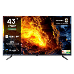 TOSHIBA 108 cm (43 inches) E38RP Series Full HD Ready Smart QLED Google TV 43E38RP