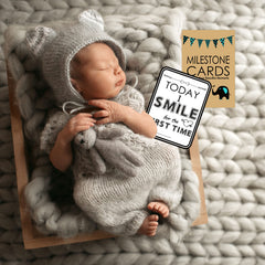 Syga Paper Baby Milestone Multicolour Cards for 0 to 1 Year Old Baby- Set of 27