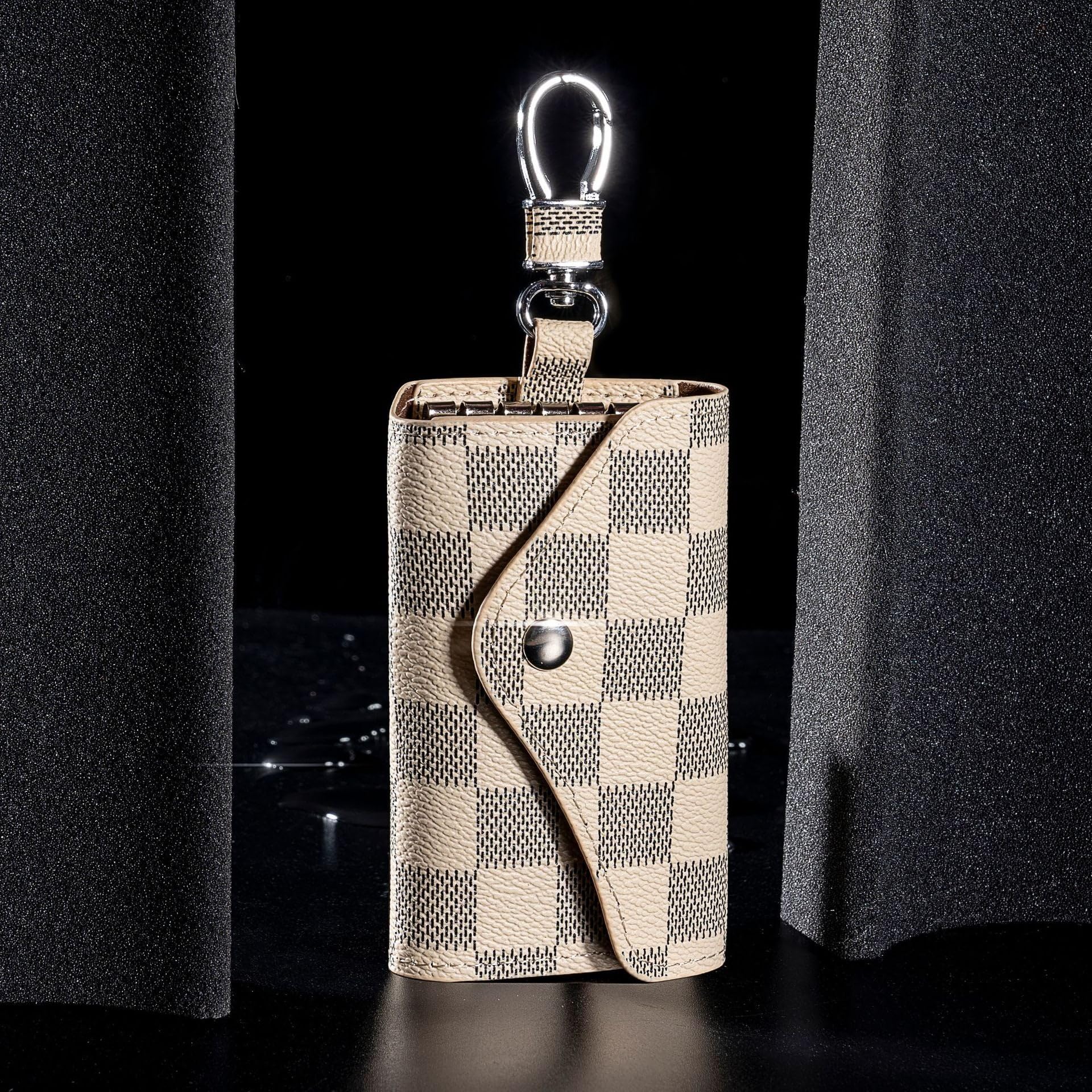 SYGA Car Key Bag Creative Style Car Zipper Fashion Protective Case for Men and Women(CHEX-White-Style-4)