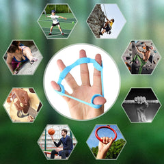 SYGA Set of 2 Silicone Finger Stretcher Hand Resistance Bands?Hand Extensor Exerciser?Finger Trainer Gripper Set for Relieve Joint Pain, Injury Rehabilitation, Relax