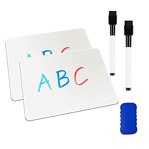 No Frame Whiteboard Double Sided Dry Erase Board- 9 x 12