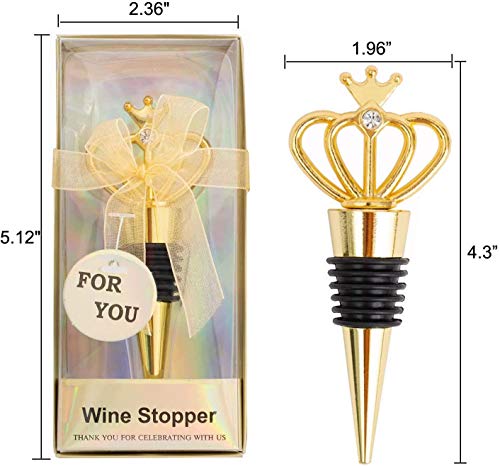 Decorative Wine Bottle Stoppers, Metal and Cork Fancy Wine Stopper