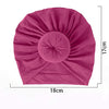 SYGA Unisex Cotton Turban Hat (Pack Of 1) (TurbonHeadWrap_Magenta_Magenta_S)