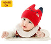 SYGA 1 Piece Autumn Winter Cotton Knitted Baby Wool Cap for Newborn Baby Boys and Girls_Red_Size:40 * 52 cm