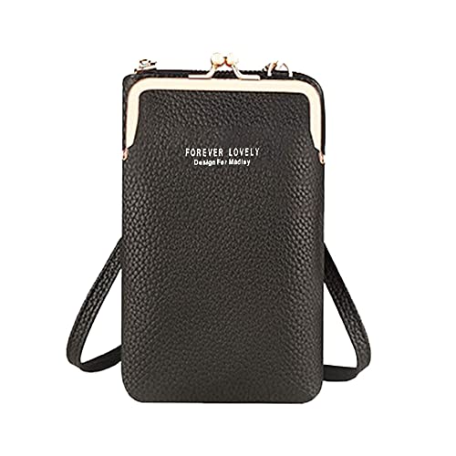 Anti-Theft Leather Bag,Small Crossbody Cell Phone Purse Wallet for  Women,Touchscreen Phone Purse Crossbody with Shoulder Strap,RFID Blocking  Messenger Shoulder Handbag with Credit Card Slots: Handbags: Amazon.com