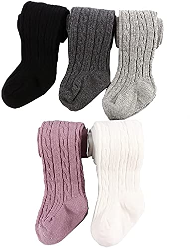 SYGA Baby Tights For Girls Soft Cotton Infant Leggings Toddler Solid Knit  Stockings Socks Newborn Warm
