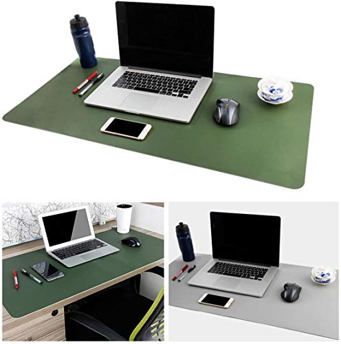 SYGA Desk Pad Protector Waterproof PU Desk Mat Blotters on Desktop