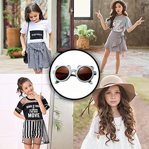 SYGA Kids Goggles, Modern Stylish Eyewears for Boy's and Girls, Monkey Style - Lightblue - Pack of 1
