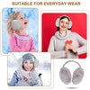 SYGA Winter Earmuffs Fashion Faux Fur Ear Warmer Soft Warm Windproof Earmuffs for Kids, Women and Men for Outdoor Activities, School College Office Morning Walk- Light Gray