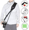 Syga Focus F-1 Anti-Slip Quick Rapid Shoulder Sling Belt Neck Strap for Camera SLR DSLR Black